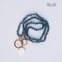 Blue DaniEmCo HAND KNOTTED BEAD LANYARDS | Teacher | Work | Student