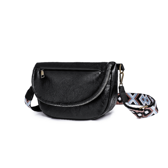 DaniEmCo HARLIE Crossbody Bag | Sling Handbag | Vegan Leather | Pattern Removable Strap
