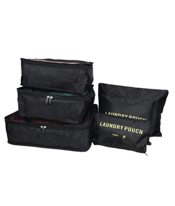 6PC TRAVEL LUGGAGE ORGANIZER BAGS | Travel Bag Set | Easy Storage Bags