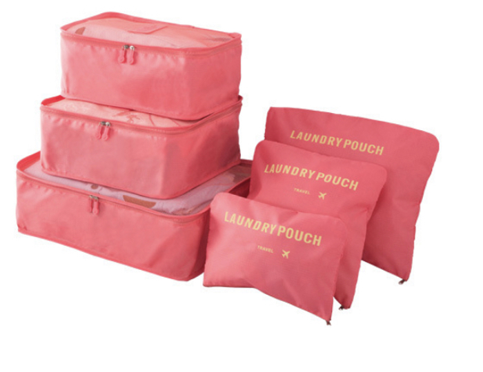 6PC TRAVEL LUGGAGE ORGANIZER BAGS | Travel Bag Set | Easy Storage Bags