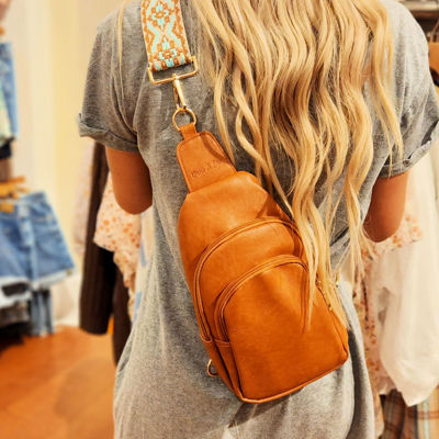 DaniEmCo MYLAH Crossbody Sling | Lux Vegan Leather | Everyday Travel Bag