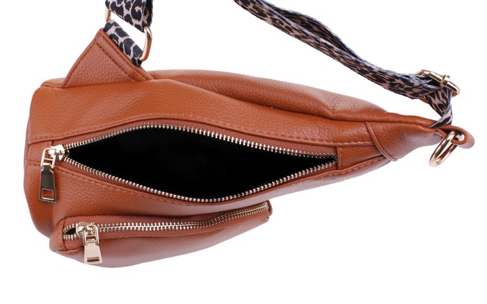 DaniEmCo REMY SLING | Animal Leopard Strap | Travel Crossbody Bag