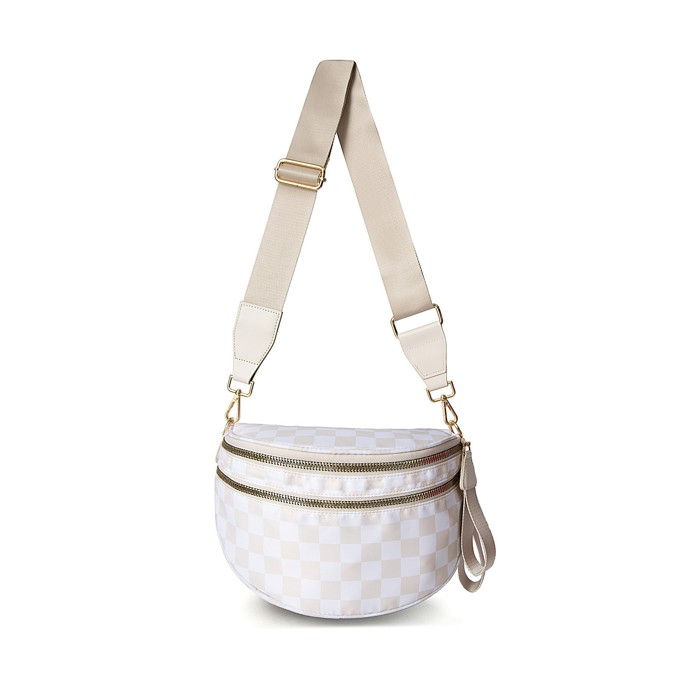 DaniEmCo Trendy Checker Sling | Crossbody Bag | Travel Everyday Purse