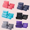  6PC TRAVEL LUGGAGE ORGANIZER BAGS | Travel Bag Set | Easy Storage Bags