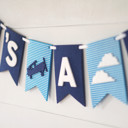  It's A Boy - Felt Laser Cut Banners - Blue