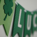  Lucky Polka Dot Felt Banner Premium Quality Layered Bunting Garland