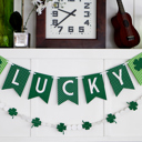  Lucky Polka Dot Felt Banner Premium Quality Layered Bunting Garland