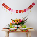  Boho Tassel Happy Birthday Banner