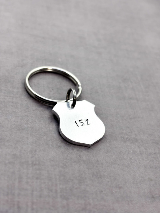 Personalized Police Officer Gift Set , Always Come Home Safe to Me + Custom Badge