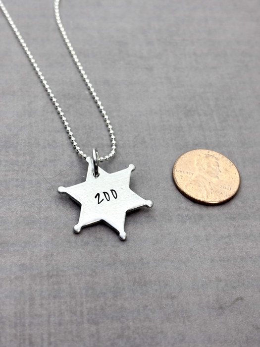 Personalized Sheriff Officer Gift Set , Always Come Home to Me + Custom Badge
