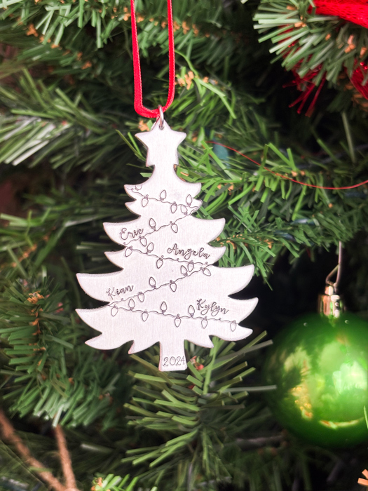 Personalized Christmas Tree Ornament