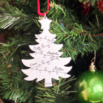 Personalized Christmas Tree Ornament