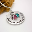  Personalized Mother's Necklace with Birthstones