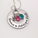  Personalized Mother's Necklace with Birthstones