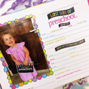 Pastel Dots Class Keeper® Easiest School Days Memory Book + Digital App