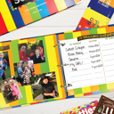 Primary Stripes Class Keeper® Easiest School Days Memory Book + Digital App