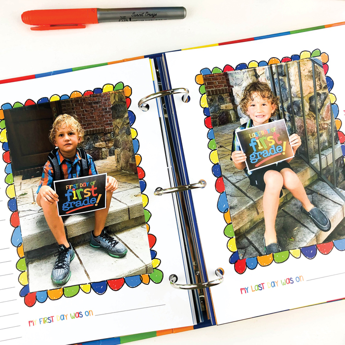 Class Keeper® Easiest School Days Memory Book & Stickers Bundle + BONUS Digital Keeper