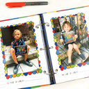 Primary Stripes Class Keeper® Easiest School Days Memory Book & Stickers Bundle + BONUS Digital Keeper