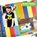 Primary Stripes Class Keeper® Easiest School Days Memory Book & Stickers Bundle + BONUS Digital Keeper