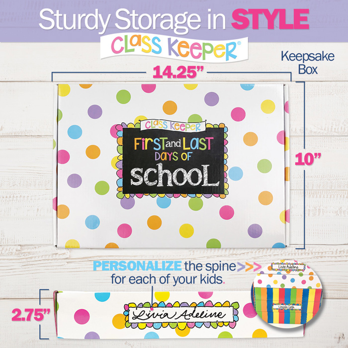 Class Keeper® Easiest School Days Memory Book + Digital App