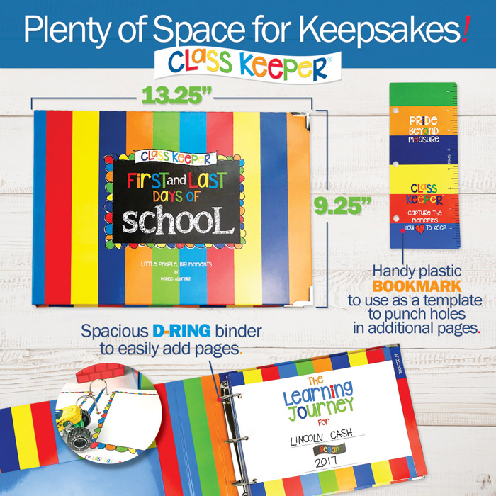 Class Keeper® Easiest School Days Memory Book + Digital App