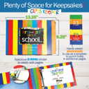Pastel Dots Class Keeper® Easiest School Days Memory Book + Digital App