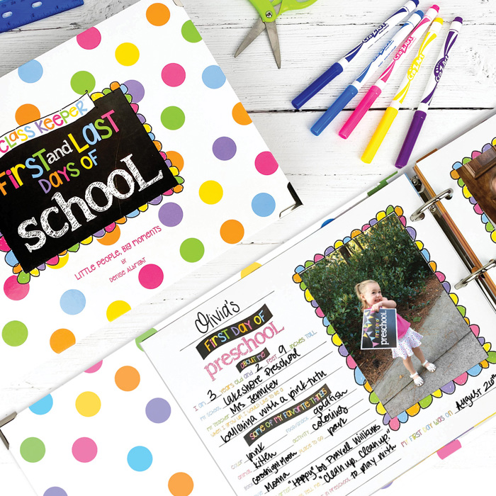 Class Keeper® School Memory Book Keepsake Binder  | BONUS! App Membership + Earn & Learn® Chore Chart Pad