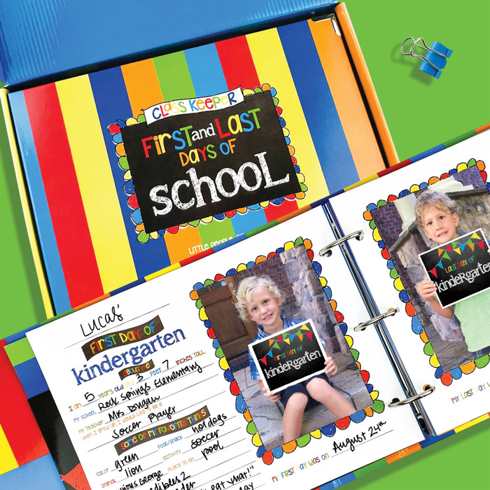Mom Must-Have School Keepsake Kit | Class Keeper®, Photo Prop Deck & School Stickers | BONUS! App Membership + BONUS! Earn & Learn® Chore Chart Pad