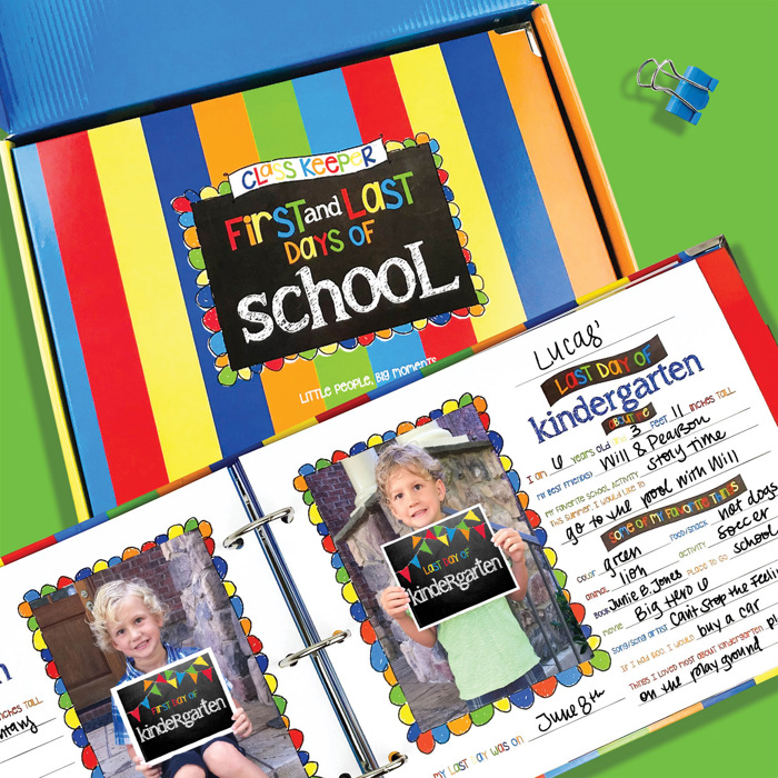 Class Keeper® Easiest School Days Memory Book + Digital App