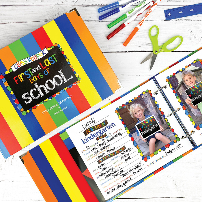 Class Keeper® School Memory Book Keepsake Binder  | BONUS! App Membership + Earn & Learn® Chore Chart Pad