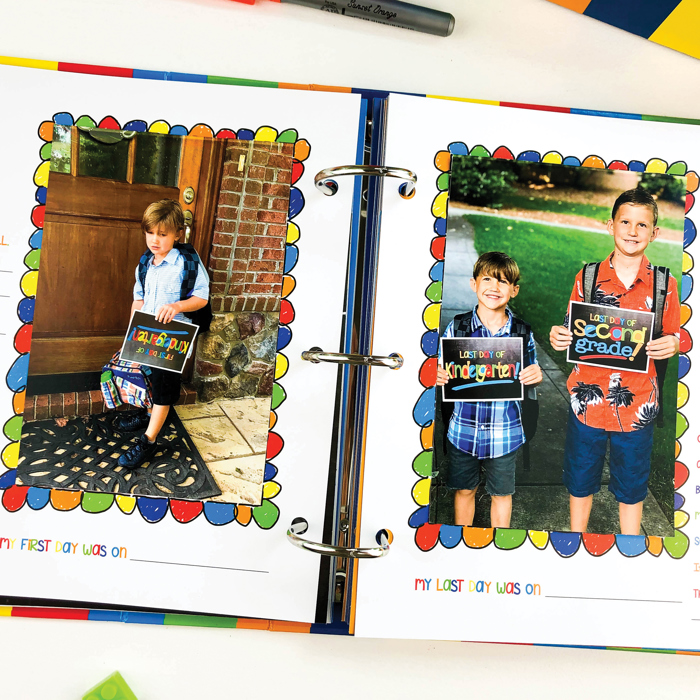 Class Keeper® Easiest School Days Memory Book & Stickers Bundle + BONUS Digital Keeper