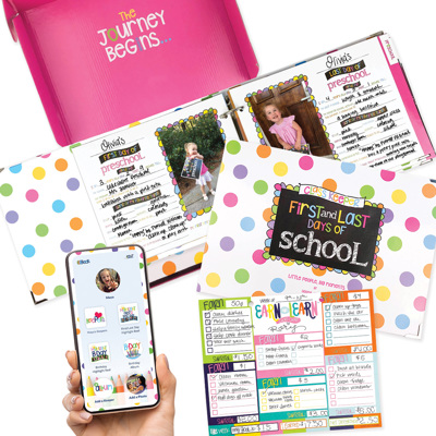 Class Keeper® School Memory Book Keepsake Binder  | BONUS! App Membership + Earn & Learn® Chore Chart Pad