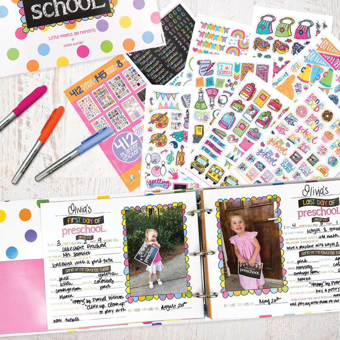 Class Keeper® Easiest School Days Memory Book & Stickers Bundle + BONUS Digital Keeper