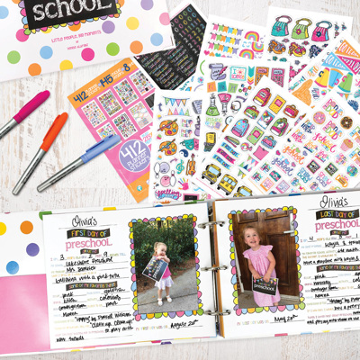Class Keeper® Easiest School Days Memory Book & Stickers Bundle + BONUS Digital Keeper