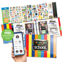  Class Keeper® Easiest School Days Memory Book & Stickers Bundle + BONUS Digital Keeper