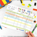  Class Keeper® School Memory Book Keepsake Binder  | BONUS! App Membership + Earn & Learn® Chore Chart Pad