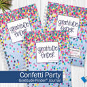 Confetti Party Bundle of (3) Gratitude Finder® Gratitude Journals | Ships FREE!