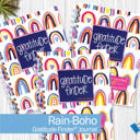 Rain-Boho Bundle of (3) Gratitude Finder® Gratitude Journals | Ships FREE!