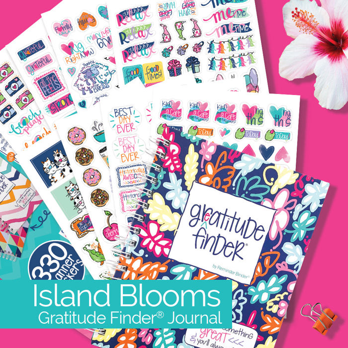 Gratitude Finder® Gratitude Journal + Sticker Bundle