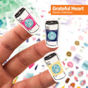 Preppy 'n' Pink Chevi Gratitude Finder® Gratitude Journal + Sticker Bundle