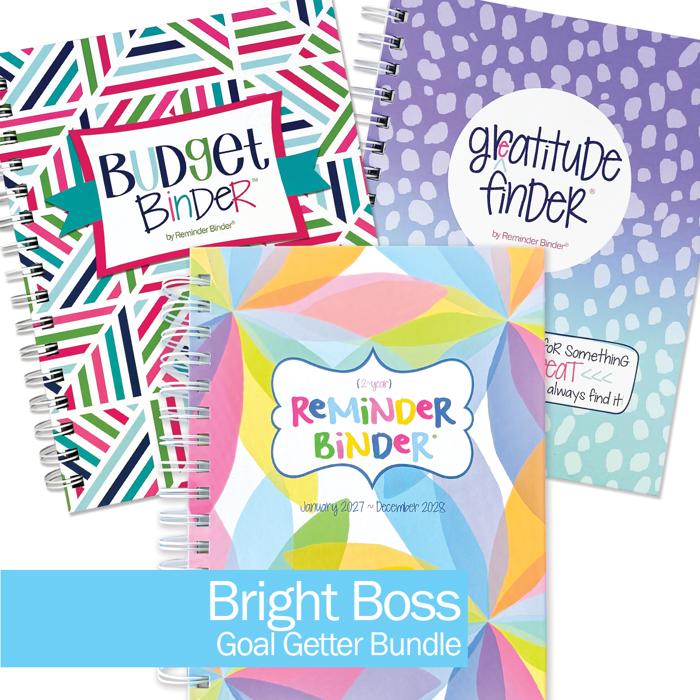 2027-2028 Dream Gift Bundle | Reminder Binder® Planner, Gratitude Finder® Journal and Budget Binder™