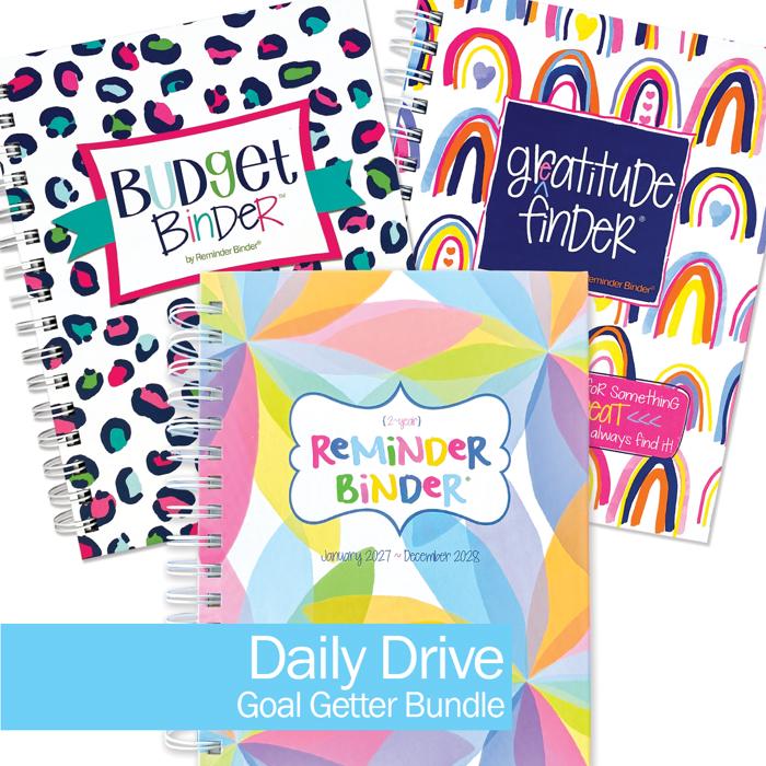 2027-2028 Dream Gift Bundle | Reminder Binder® Planner, Gratitude Finder® Journal and Budget Binder™