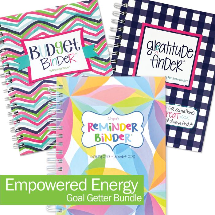 2027-2028 Dream Gift Bundle | Reminder Binder® Planner, Gratitude Finder® Journal and Budget Binder™
