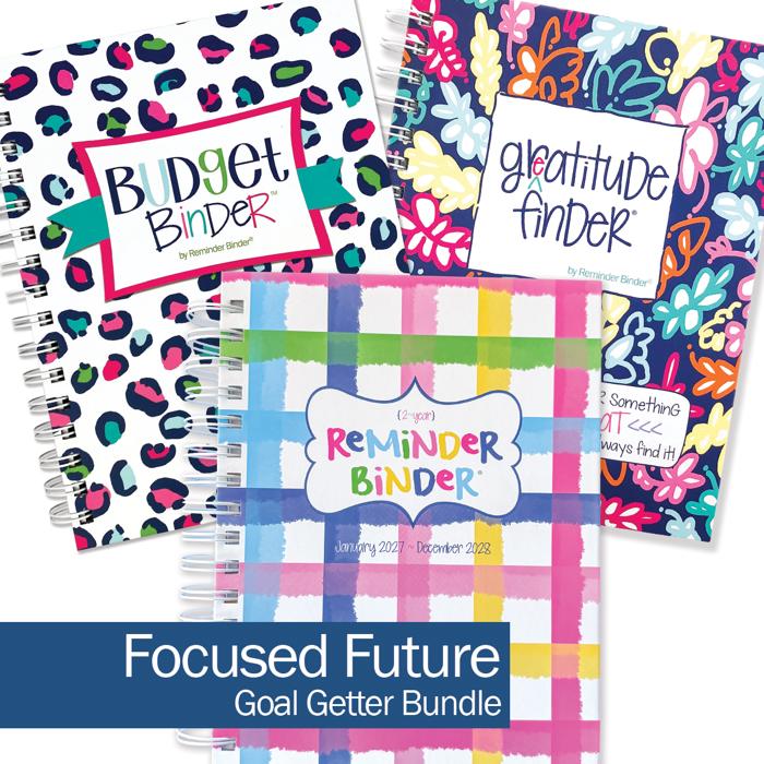 2027-2028 Dream Gift Bundle | Reminder Binder® Planner, Gratitude Finder® Journal and Budget Binder™