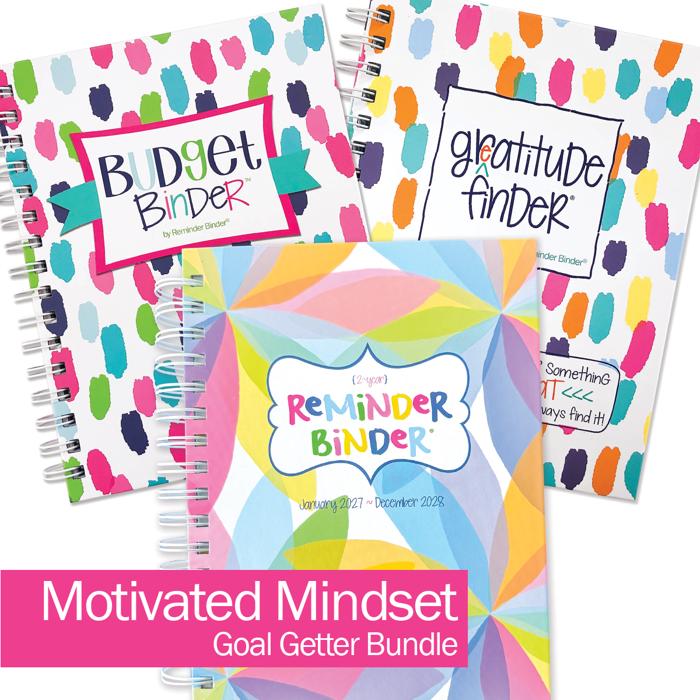 2027-2028 Dream Gift Bundle | Reminder Binder® Planner, Gratitude Finder® Journal and Budget Binder™
