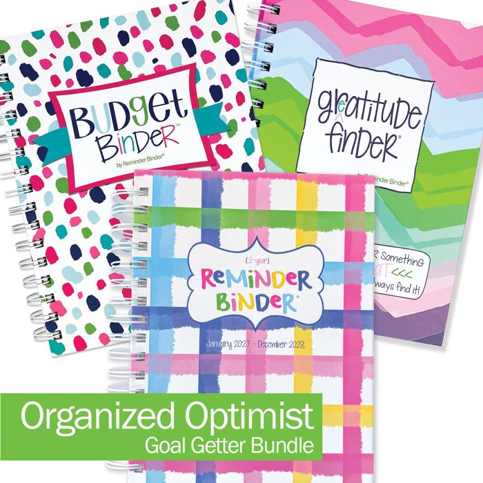 2027-2028 Dream Gift Bundle | Reminder Binder® Planner, Gratitude Finder® Journal and Budget Binder™