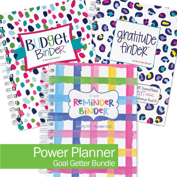 2027-2028 Dream Gift Bundle | Reminder Binder® Planner, Gratitude Finder® Journal and Budget Binder™