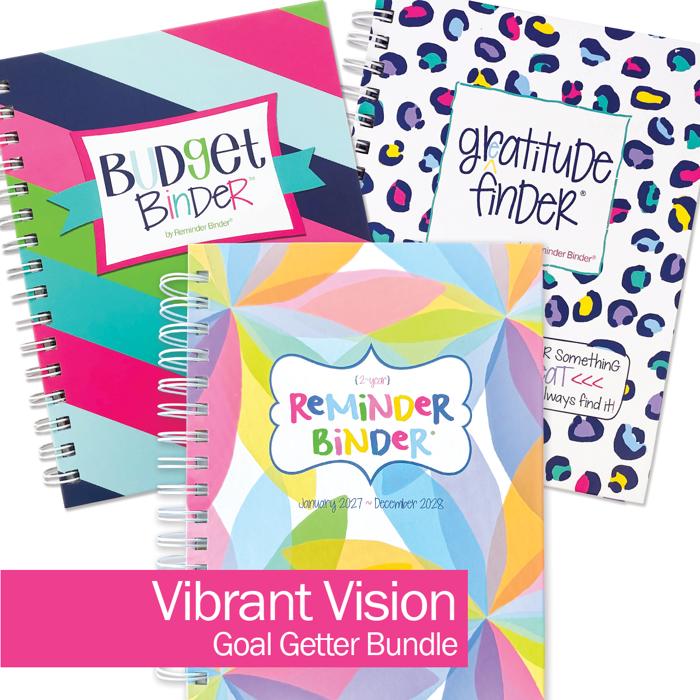2027-2028 Dream Gift Bundle | Reminder Binder® Planner, Gratitude Finder® Journal and Budget Binder™