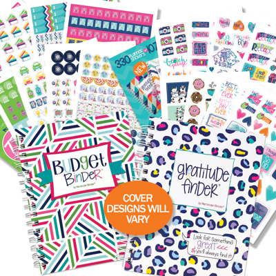 Mindset + Money Surprise Bundle | Gratitude Finder® Journal, Budget Binder™ & Stickers