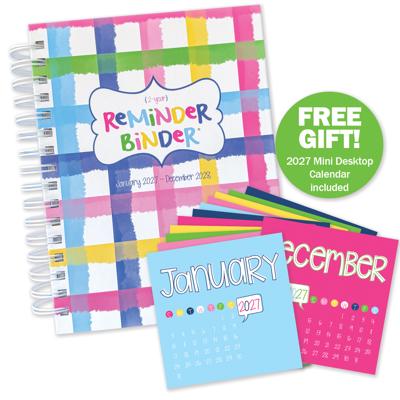 NEW! 2027-28 Reminder Binder® 2-Year Planner | January 2027 - December 2028